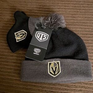 NHL Las Vegas Golden Knights NEW Hat and Mitten Set Infant Hockey NWT